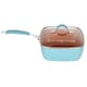 image 4 of Gr8 Home Blue and Copper Induction 19 Pcs Cookware Set Non Stick Pan Saucepan Bakeware