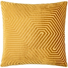 Paoletti Evoke Cut Velvet Cushion Cover Orange