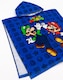 image 4 of Super Mario Kids Towel Poncho | Blue Mario Brothers Game Hooded Bath Towel For Boys | Luigi & Mario With Graphic All Over Print Beach Robe | Cosy Bathing Merchandise Gift for Children & Teens