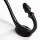 image 2 of Hammer & Tongs Antique Deco Hat & Coat Hook - W30mm x H135mm - Black