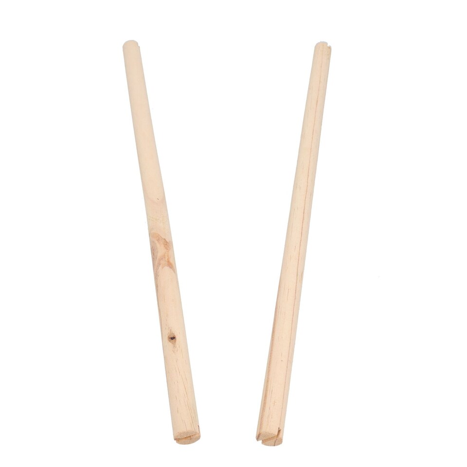image 1 of 4PK Wooden Bird Perch Canary Budgie Cockatiel Parrot Bird Cage Accessories 19"