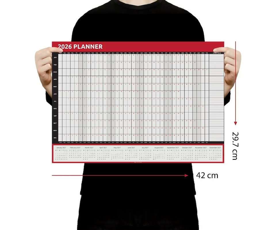 image 1 of A3 2026 Wall Planner