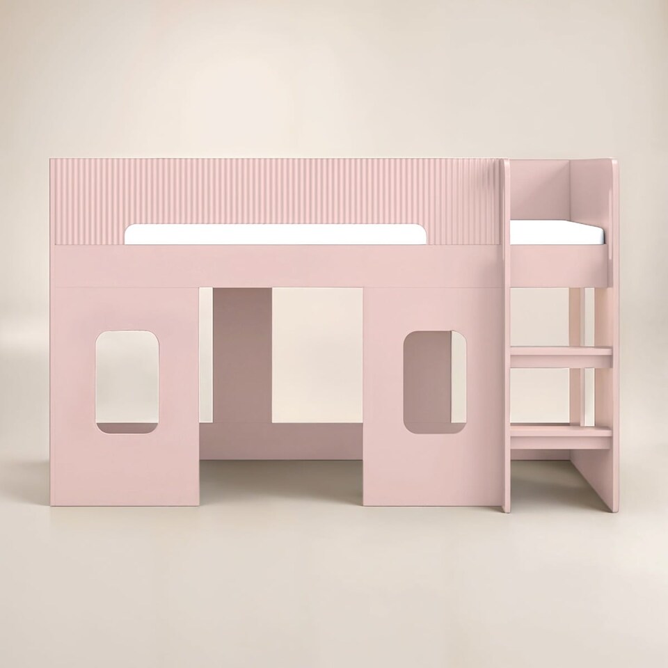 image 1 of Flair Lino Playhouse Mid Sleeper Bed Pink