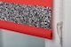 image 5 of FURNISHED Blackout Roller Blind with Black Glitter Trim and Red Bow Trimmable Window Shade | Red | Red | (W) 140cm x (L) 165cm