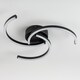image 3 of Curve - Black LED Flush Ceiling Light | Black | 1