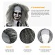 image 2 of Crazy Ghost Wig – Wild White Fancy Dress Hairpiece for Halloween & Spooky Costumes N/A | One Size