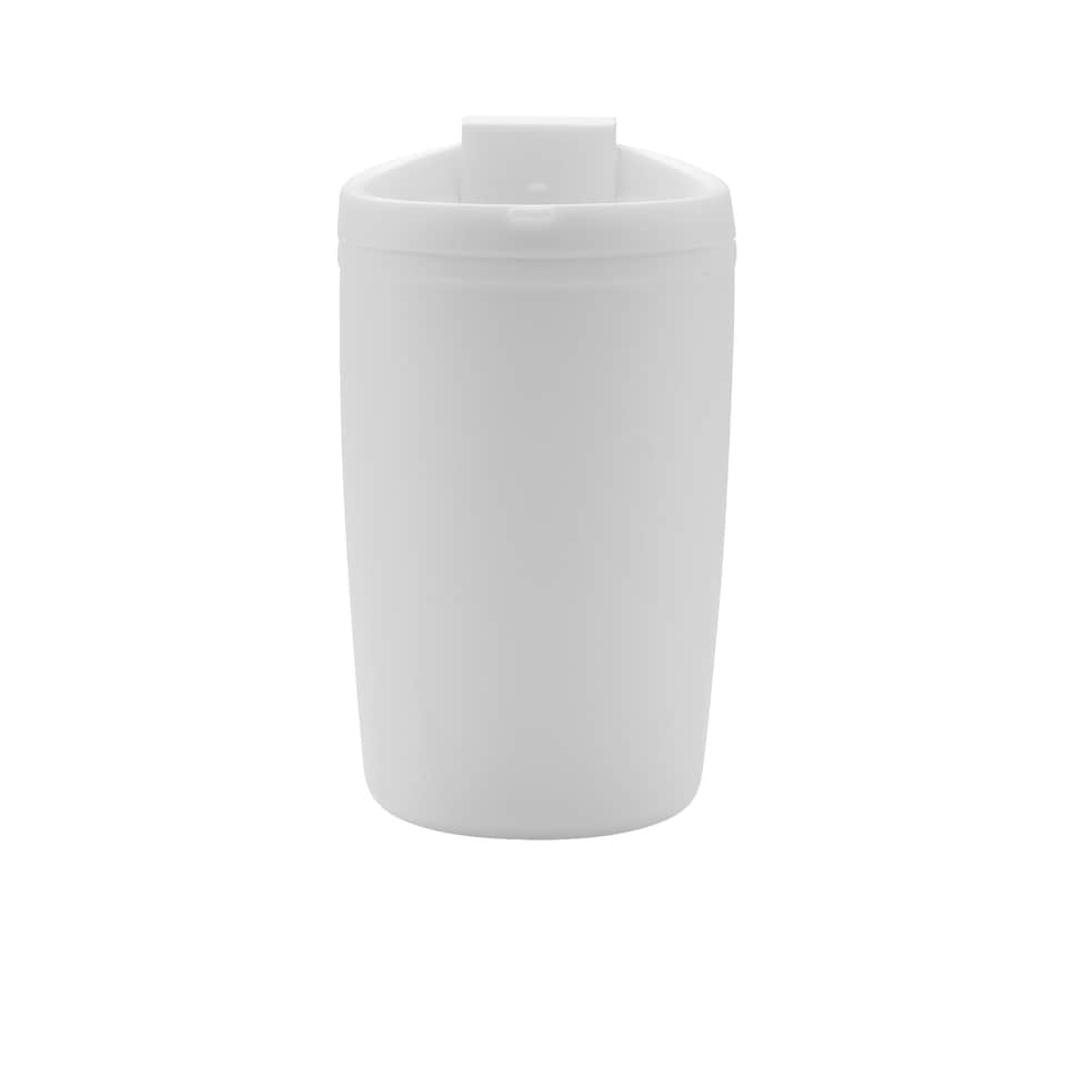 image 1 of XD Collection Flip Top Polypropylene Recycled 300ml Tumbler - White - One Size