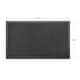 image 2 of Nicoman Black Meshmat Entrance Doormat 76cm x 43cm | Black | Black