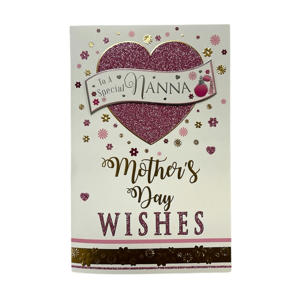image 1 of To A Special Nanna Pink Heart Design Mother's Day Boxed Card