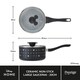 image 5 of Prestige Disney Monochrome Mickey Mouse: Ceramic Non-Stick Saucepan & Lid, 20cm
