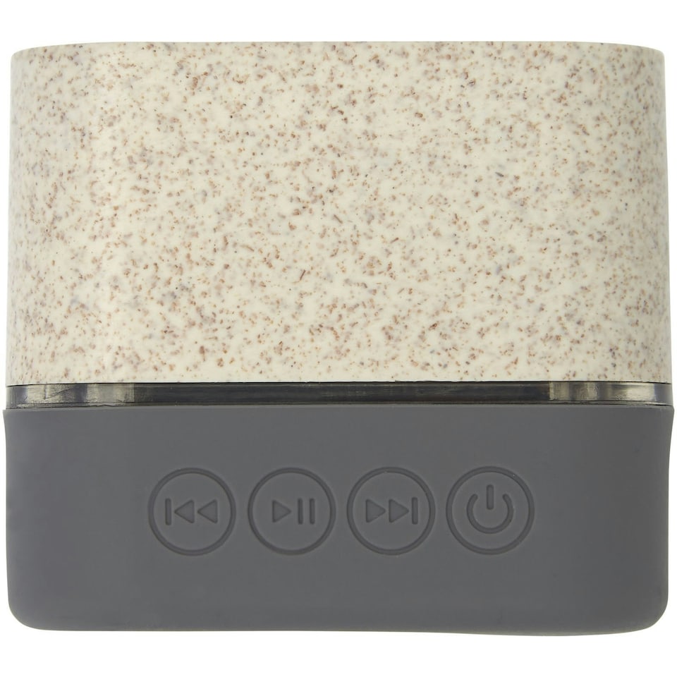 image 1 of Avenue Aira Wheat Straw Bluetooth Speaker - Beige - One Size