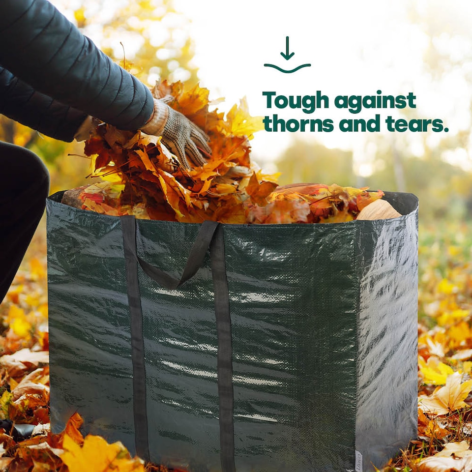 image 1 of 150L Reusable Garden Waste Bags Set of 2