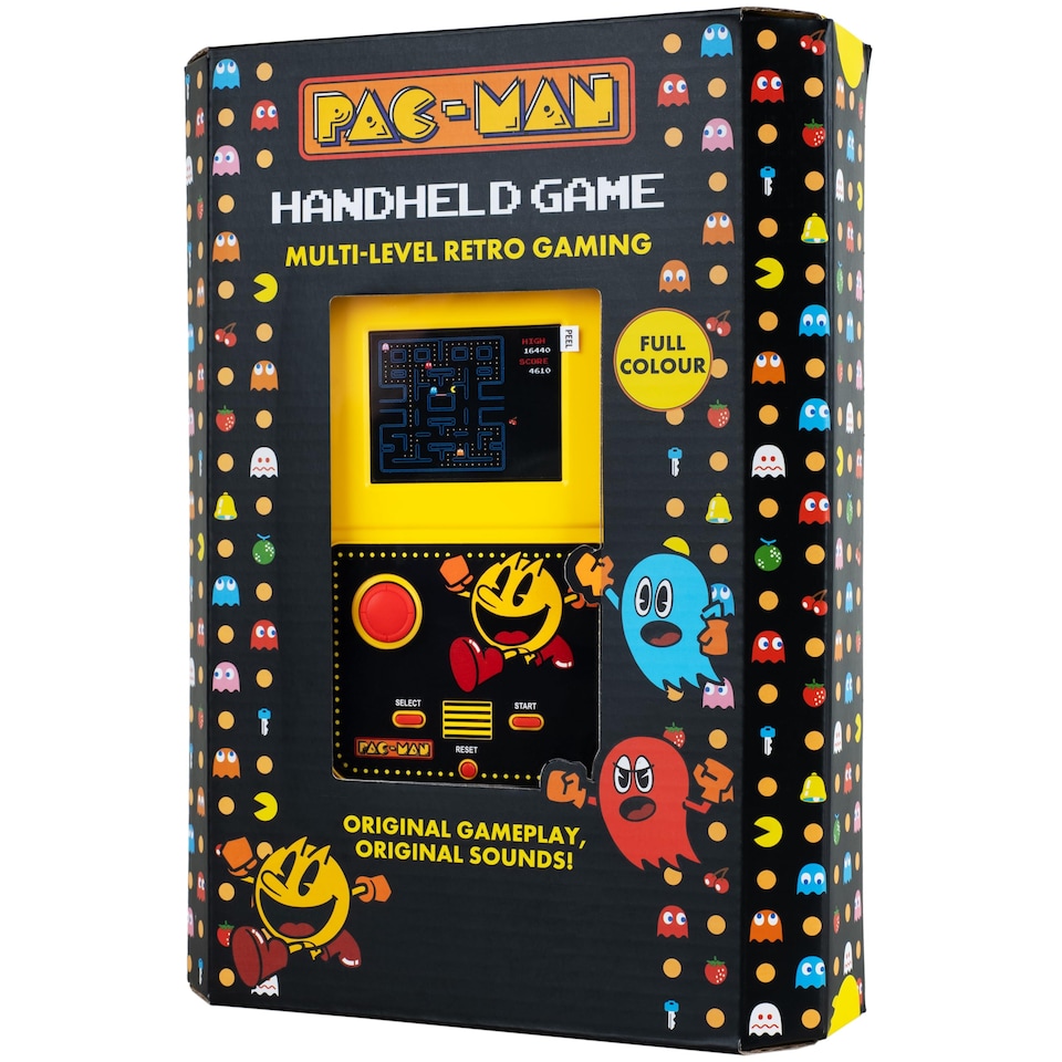 image 1 of PAC-MAN Colour Handheld Game with 2.5" Screen & Original Sounds