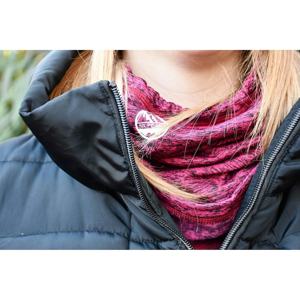 image 1 of Six Peaks Winter Neck Warmer - Pink - One Size | Pink