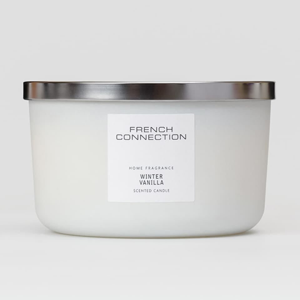 French Connection White Collection Winter Vanilla Candle 426g