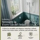 image 2 of Traditional High Level Toilet Pan, Cistern, Flush Pipe Kit   - White