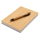 image 2 of XD Collection Bamboo A5 Notebook & Pen Set - Brown - One Size
