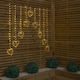 image 3 of 1.2 x 1.2m Light up Christmas Heart Curtain Lights with 229 Warm White LEDs