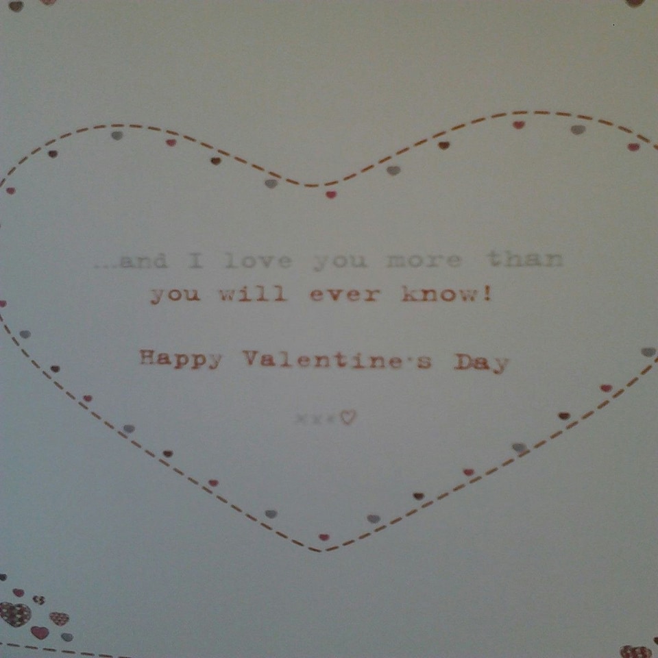 image 1 of Boofle Boxed Luxury Die Cut Attachments Valentine's Day Card Wife
