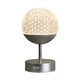 image 1 of RECHARGEABLE SILVER CRYSTAL TABLE LAMP Silver