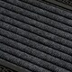 image 3 of Millbrook Stripe Embossed Backed Polypropylene 25x60cm Grey Doormat