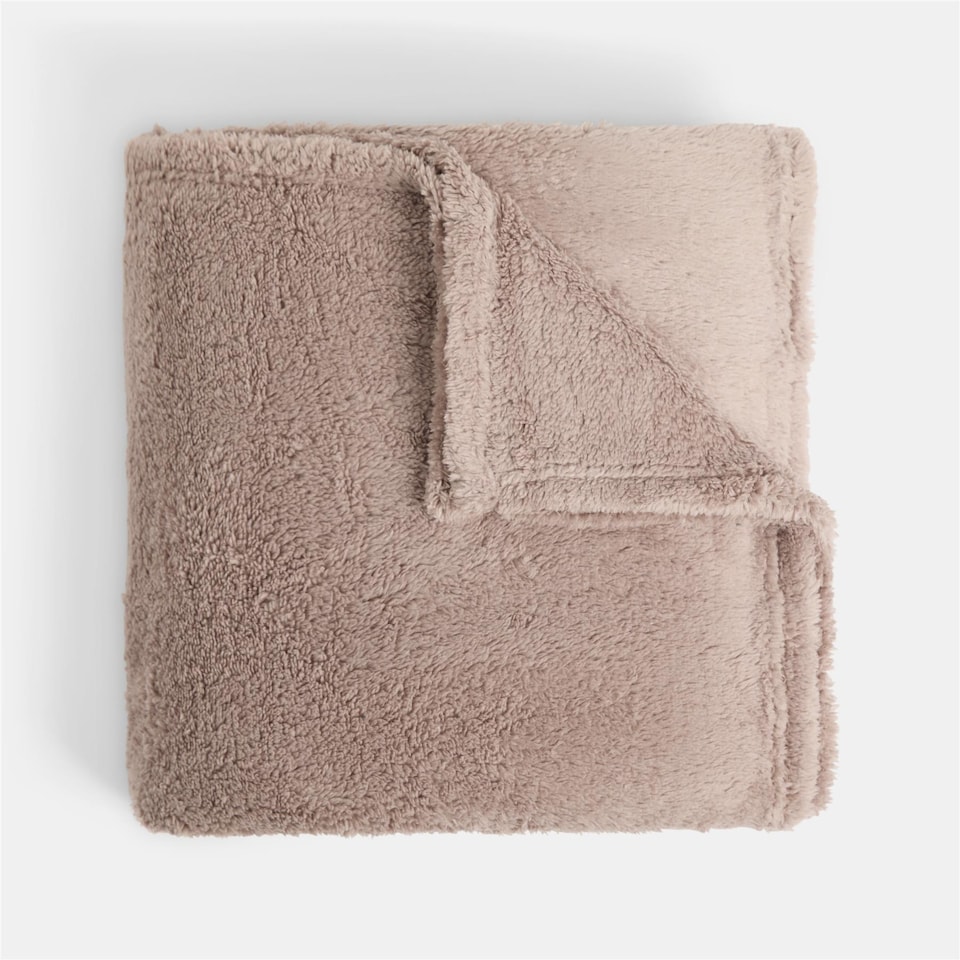 image 1 of OHS Teddy Fleece Large Throw Blanket