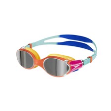 Speedo Childrens/Kids Biofuse 2.0 2024 Mirror Swimming Goggles - Pink/Blue/Orange - One Size