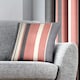 image 2 of Fusion Whitworth Stripe Cushion Cover Blush