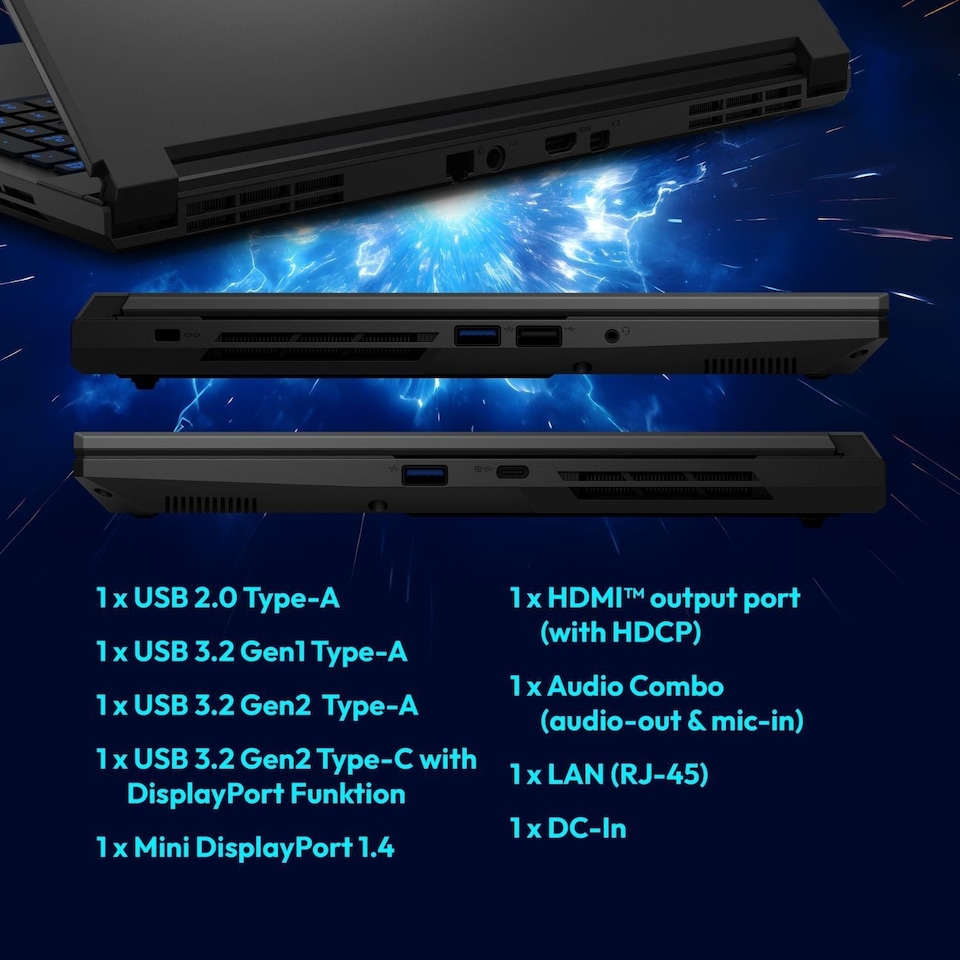 image 1 of Medion Erazer Scout 17 E1 Intel Core 5 16GB 1TB SSD RTX5050 17.3" W11H Gaming