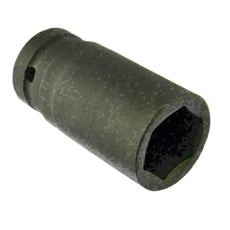image 1 of 27mm Metric 3/4 Drive Double Deep Impact Socket 6 Sided Single Hex Thick Walled