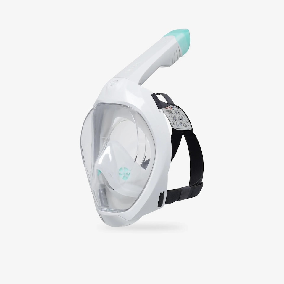 image 1 of Decathlon Adult Easybreath snorkelling surface mask grey