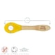 image 3 of Tiny Dining Bamboo Silicone Tip Spoon - Olive Green