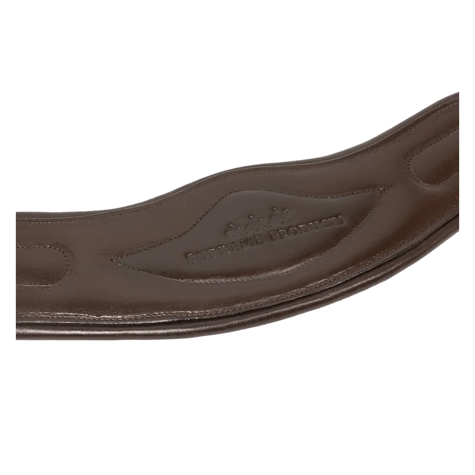 image 1 of Supreme Products Pro Performance Leather Anatomical Horse Girth | Brown | Brown | 52in | 1