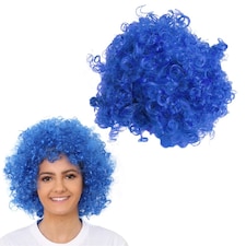 Blue Curly Wig | Blue | 12