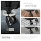 image 7 of Suitcase Luggage Set - L, M & S sizes, ABS plastic, swivel wheels, combination lock Black