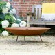 image 3 of Primrose Corten Steel Fire Pit & Water Bowl 100cm