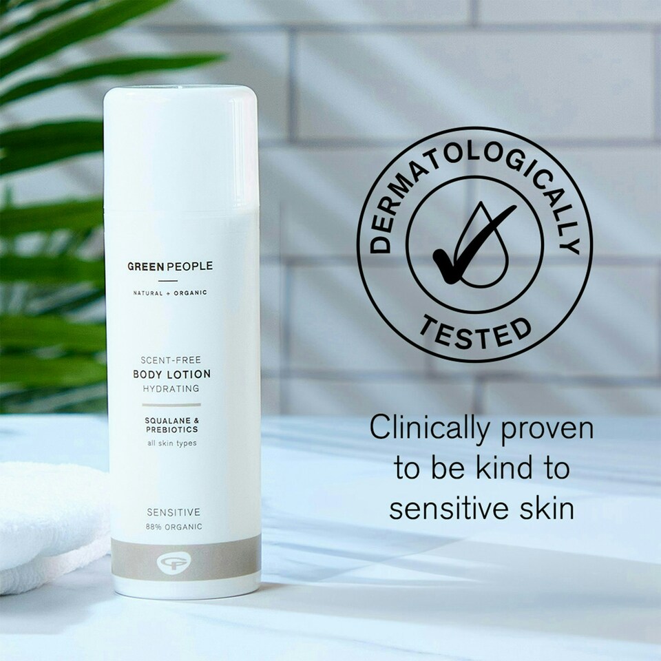 image 1 of Green People Scent Free Body Lotion - Suitable for Sensitive Skin - Paraben Free - Organic, Cruelty Free & Vegan, 150ml