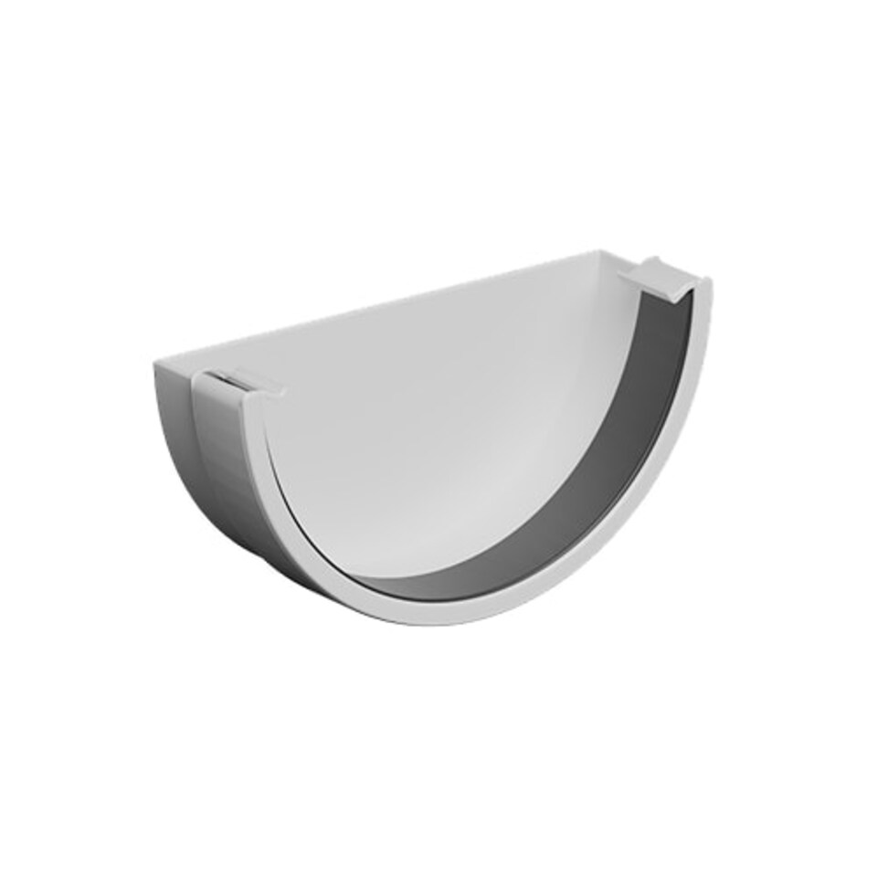 image 1 of FloPlast 170mm XtraFlo Industrial Half-Round Gutter Kit 20m - White