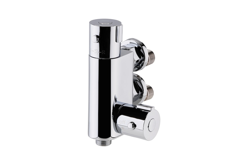 image 1 of Balterley Contemporary Bar Shower Valve Thermostatic Round - Vertical Bar Valve