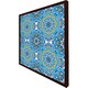 image 3 of Floral and geometric embellished tiles (Picutre Frame) White | M