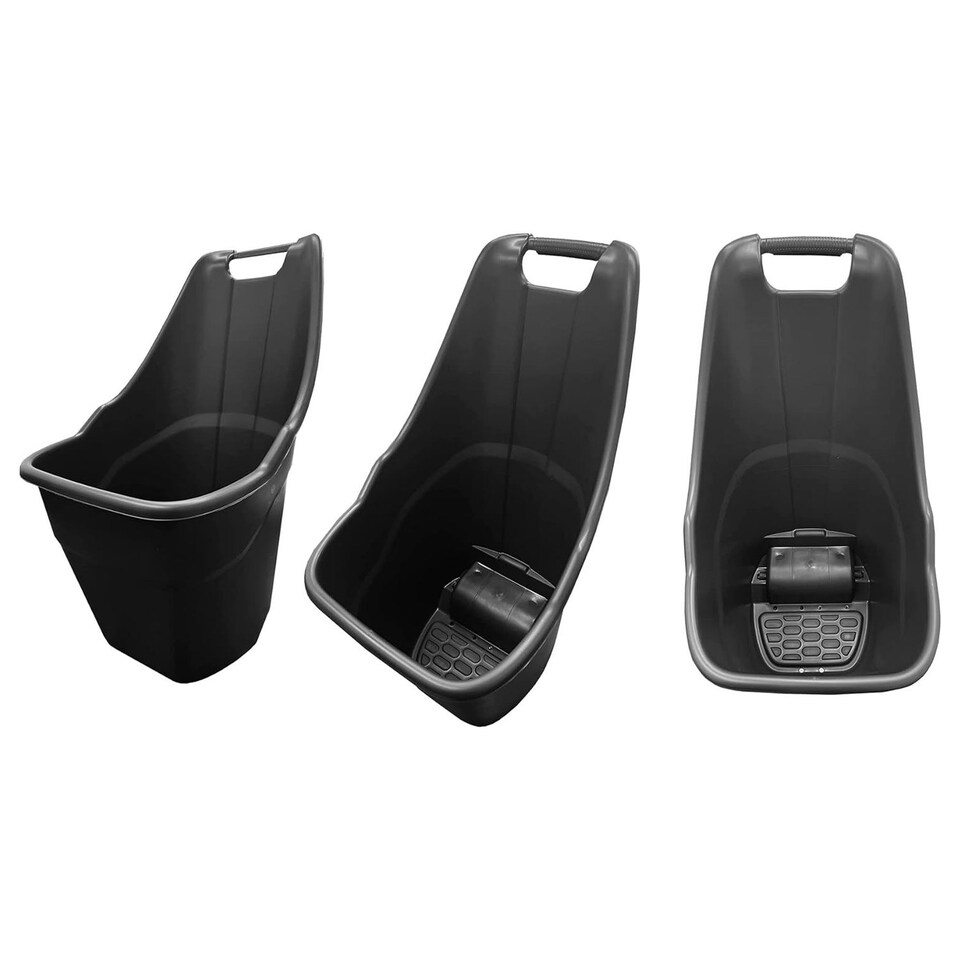 image 1 of Multi Purpose Caddy Lightweight Plastic Wheelbarrow Rolling Kart For Gardens With Wheels