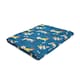 image 1 of Warm Quilted Fleece Pet Blanket for Winter with Cats & Dogs | Blue | Blue