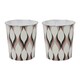 image 1 of JVL Small Spiral Waste Paper Bin, Set of 2 Multi