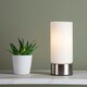 image 1 of Wyoming Satin Chrome & Glass Touch Table Lamp