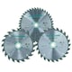 image 1 of 3pc 190mm TCT circular saw blades 20 / 24 and 40 teeth INC adapter rings TE522