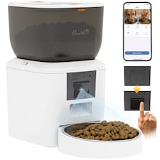 PawHut Automatic 4L Cat Feeder with Camera, 2.4G WiFi, Smart APP Control