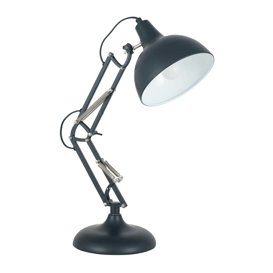 image 1 of Black Angled Task Table Lamp Study Desk Like