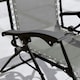 image 8 of Garden Vida Set of 2 Zero Gravity Chairs - Grey