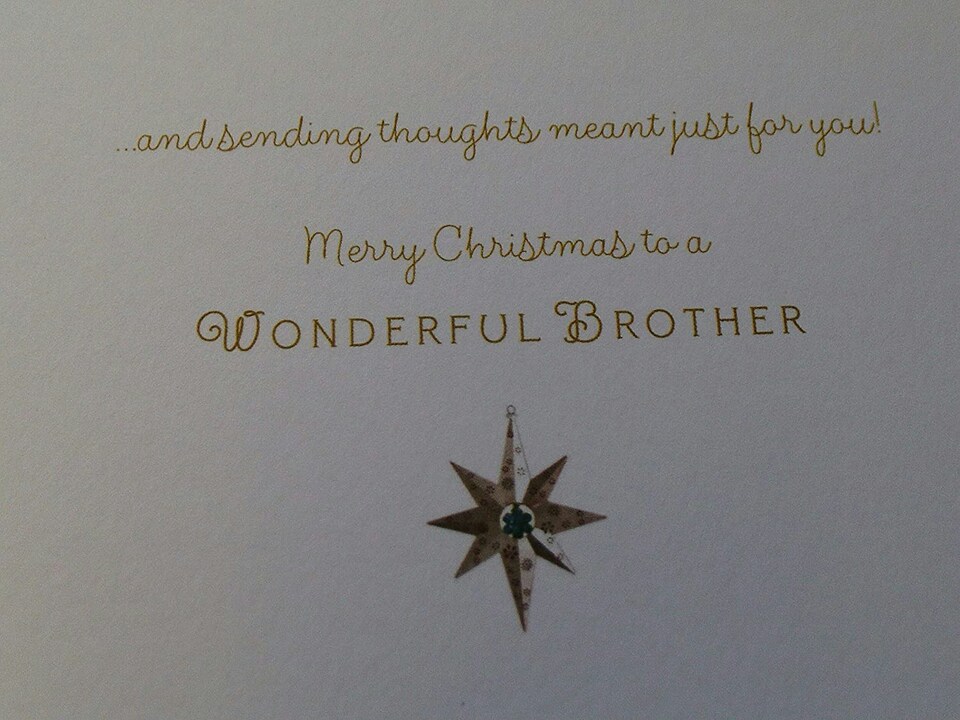 image 1 of Brother Christmas Card Happy Moments
