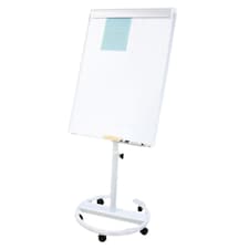 Metal Magnetic Background Rotatable Magnetic Flip Chart Pad Whiteboard 70 x 100cm